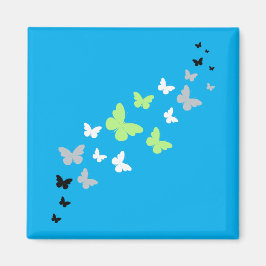 美しいバタフライアジェンダープライド マグネット