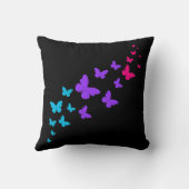 美しいバタフライアンドロギー性プライドデザイン クッション (裏面)