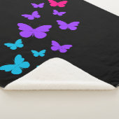 美しいバタフライアンドロギー性プライドデザイン シェルパブランケット (3/4)