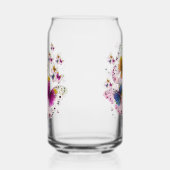 美しいバタフライアート ガラス缶 (右)