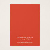 美しいバタフライイヤリングディスプレイカード (裏面)