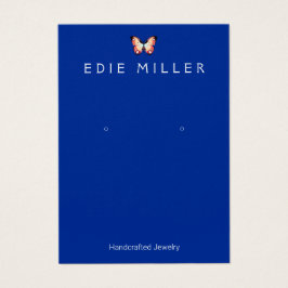 美しいバタフライイヤリングディスプレイカード