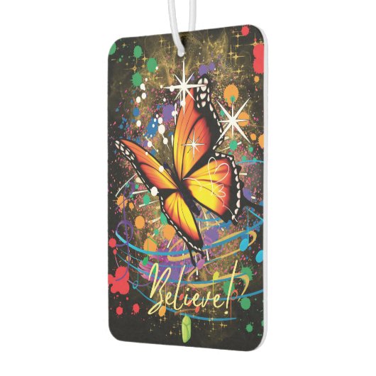 美しいバタフライエアーフレッシュナー カーエアーフレッシュナー (左)