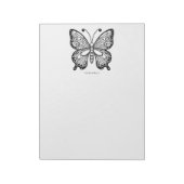 美しいバタフライカラーリングページメモ帳 ノートパッド (回転)