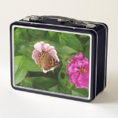 美しいバタフライメタルランチボックス メタルランチボックス (裏面)