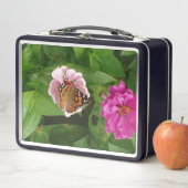 美しいバタフライメタルランチボックス メタルランチボックス (インサイチュ)