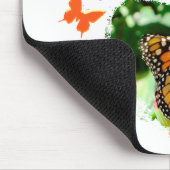 美しいバタフライ50番目の誕生日デザイン マウスパッド (コーナー)