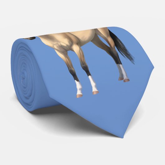 美しいバックスキンクォーターホース ネクタイ (ロール)