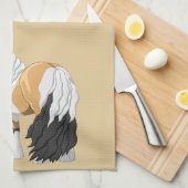 美しいバックスキン·ピント·ジプシー·バンナー·荷車を引くホース キッチンタオル (四つ折り)