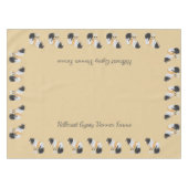 美しいバックスキン·ピント·ジプシー·バンナー·荷車を引くホース テーブルクロス (正面(横))