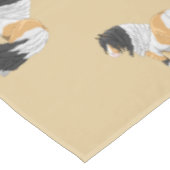 美しいバックスキン·ピント·ジプシー·バンナー·荷車を引くホース テーブルクロス (アングル)