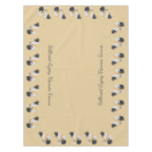 美しいバックスキン·ピント·ジプシー·バンナー·荷車を引くホース テーブルクロス (正面)