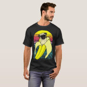 美しいバナナパグ Tシャツ (正面フル)