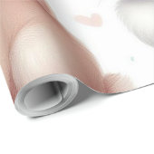 美しいバニーとイースターエッグ ラッピングペーパー (ロールコーナー)