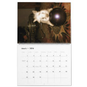 美しいバニー カレンダー (3月 2026)