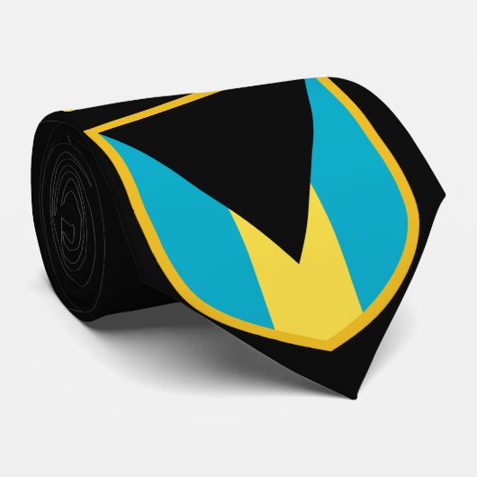 美しいバハマパーソナライズされた国旗 ネクタイ (ロール)