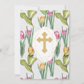 美しいバプテスマフローラ 招待状 (裏面)