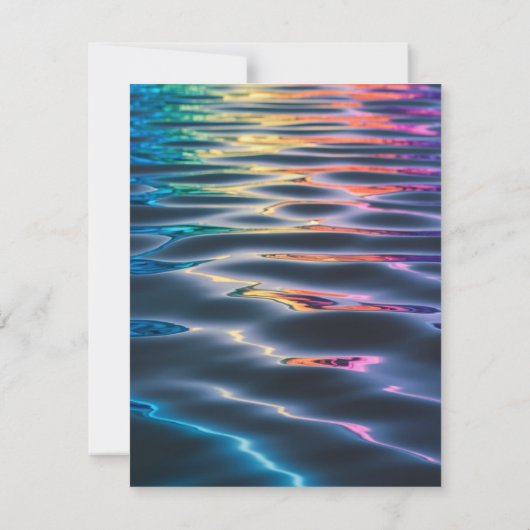 美しいバプテスマ招待状。 招待状 (裏面)