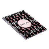 美しいバラつる植物 ノートブック (右側)