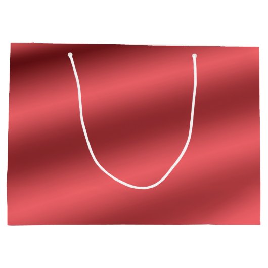 美しいバラのエレガントなサテンの結婚式 ラージペーパーバッグ (裏面)