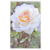 美しいバラのカレンダー カレンダー (1月 2026)