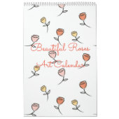 美しいバラのカレンダー カレンダー (カバー)