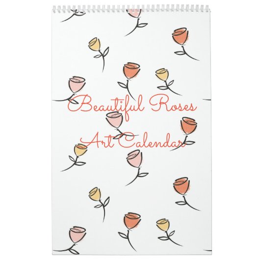 美しいバラのカレンダー カレンダー (カバー)