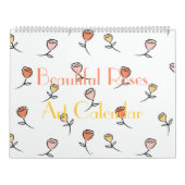 美しいバラのカレンダー カレンダー (カバー)