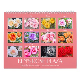 美しいバラのカレンダー カレンダー