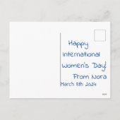 美しいバラのブルガリアはがき シーズンポストカード (裏面)