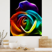 美しいバラの色No3 ポスター (キッチン)