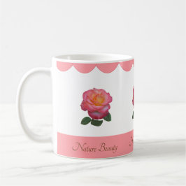 美しいバラの花 コーヒーマグカップ