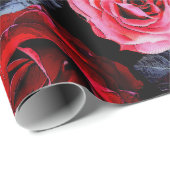 美しいバラの開花 ラッピングペーパー (ロールコーナー)