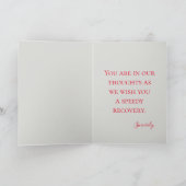 美しいバラはすぐによく得ます カード (内部)