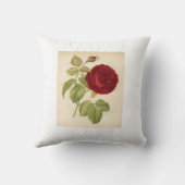 美しいバラを持つ柔らかい枕デザイン クッション (裏面)