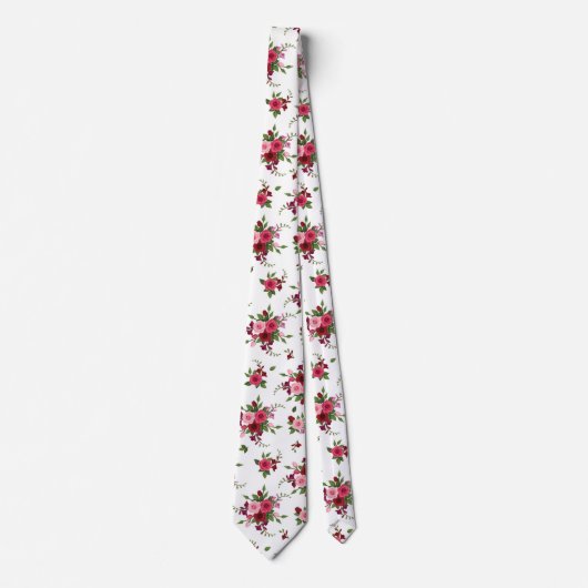 美しいバラネックタイ ネクタイ (正面)