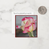 美しいバラノートカード ノートカード (正面/裏面インサイチュ)