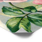 美しいバラピンク8.5x11ポスターフレームなし ポスター (角)