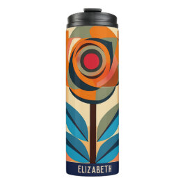 美しいバラプリントフローラタンブラー タンブラー