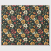 美しいバラボホラッピング紙 ラッピングペーパー (フラット)