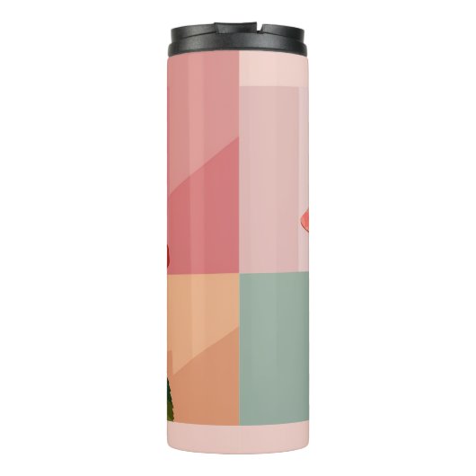 美しいバラマザーズ日贈り物レトロ タンブラー (裏面)