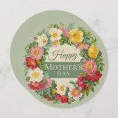 美しいバラリースレッドテCC1117母の日 シーズンカード (正面/裏面)