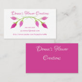 美しいバラ名刺 名刺 (正面/裏面)