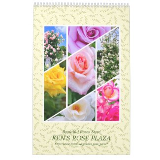美しいバラ園 カレンダー
