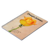 美しいバラ祈りの言葉ジャーナルノートブック ノートブック (左側)