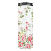 美しいバラ花柄、小さなフローラbouqu タンブラー (裏面)