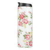 美しいバラ花柄、小さなフローラbouqu タンブラー (回転右)