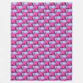 美しいバラ花 フリースブランケット (正面)