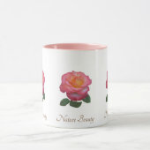 美しいバラ花 マグカップ (中央)