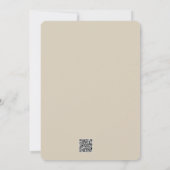 美しいバラ花 招待状 (裏面)